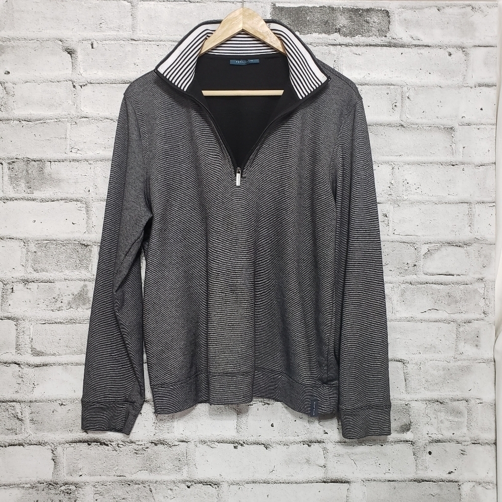 Perry Ellis Striped Pullover Sweater